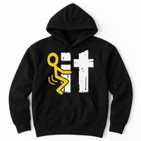 Fuck It Funny Stick Man Hump Screw Sex Humor Hoodie