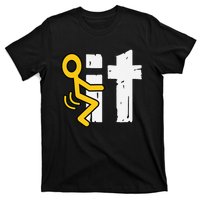 Fuck It Funny Stick Man Hump Screw Sex Humor T-Shirt