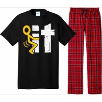 Fuck It Funny Stick Man Hump Screw Sex Humor Pajama Set