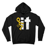 Fuck It Funny Stick Man Hump Screw Sex Humor Tall Hoodie