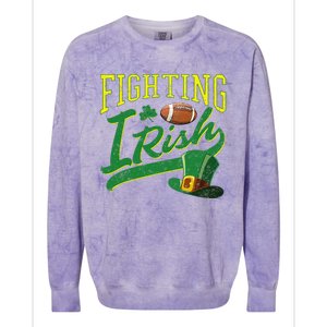 Fighting Irish Football Classic Colorblast Crewneck Sweatshirt