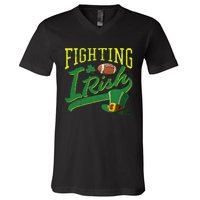 Fighting Irish Football Classic V-Neck T-Shirt