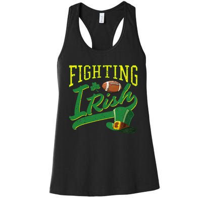 Fighting Irish Football Classic Women's Racerback Tank