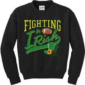 Fighting Irish Football Classic Kids Sweatshirt