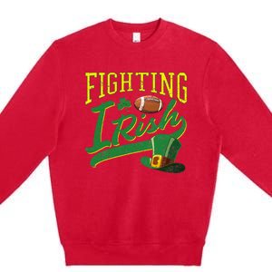 Fighting Irish Football Classic Premium Crewneck Sweatshirt