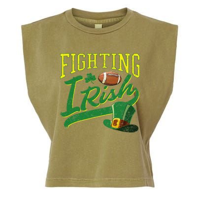 Fighting Irish Football Classic Garment-Dyed Women's Muscle Tee