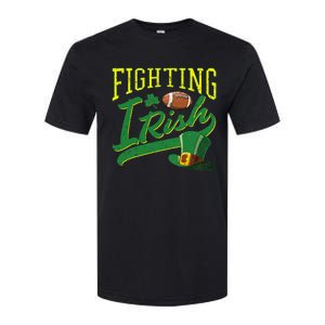 Fighting Irish Football Classic Softstyle CVC T-Shirt