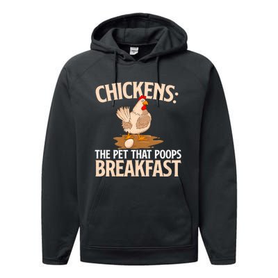 Fluent In Fowl Language Farm Animal Poultry Owner Performance Fleece Hoodie