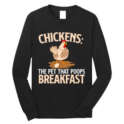 Fluent In Fowl Language Farm Animal Poultry Owner Long Sleeve Shirt