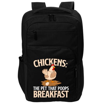 Fluent In Fowl Language Farm Animal Poultry Owner Impact Tech Backpack