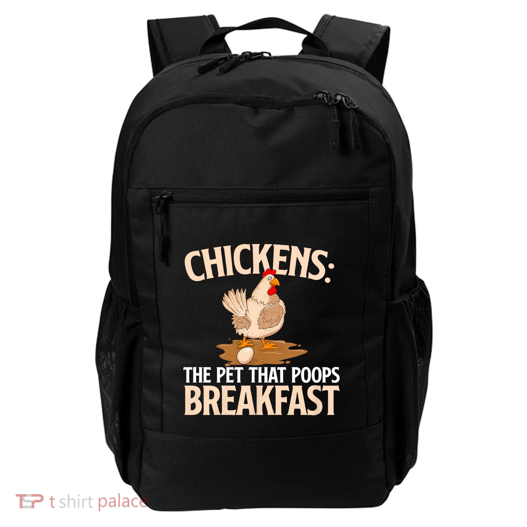Fluent In Fowl Language Farm Animal Poultry Owner Daily Commute Backpack