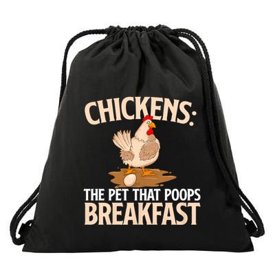 Fluent In Fowl Language Farm Animal Poultry Owner Drawstring Bag