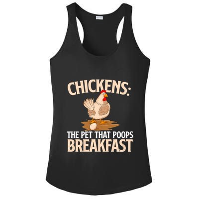 Fluent In Fowl Language Farm Animal Poultry Owner Ladies PosiCharge Competitor Racerback Tank