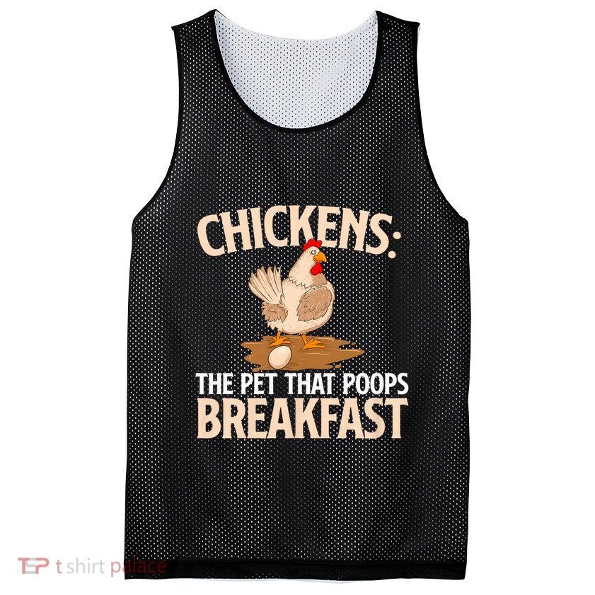 Fluent In Fowl Language Farm Animal Poultry Owner Mesh Reversible Basketball Jersey Tank