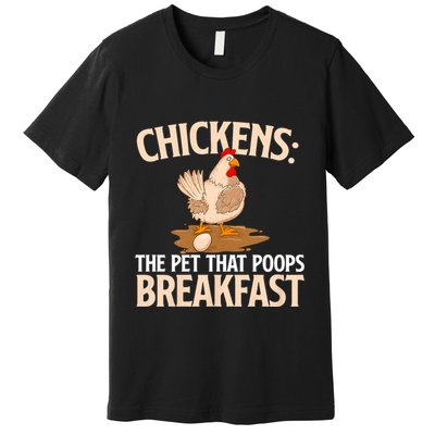 Fluent In Fowl Language Farm Animal Poultry Owner Premium T-Shirt