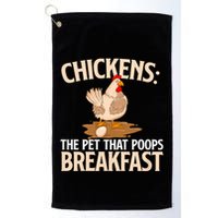 Fluent In Fowl Language Farm Animal Poultry Owner Golf Towel