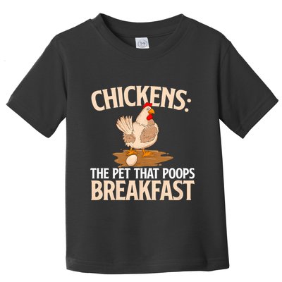 Fluent In Fowl Language Farm Animal Poultry Owner Toddler T-Shirt