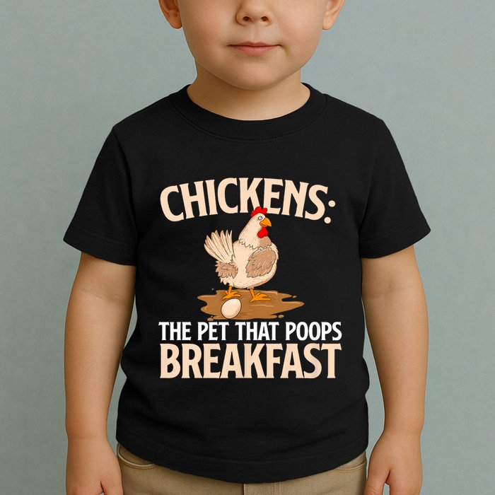 Fluent In Fowl Language Farm Animal Poultry Owner Toddler T-Shirt