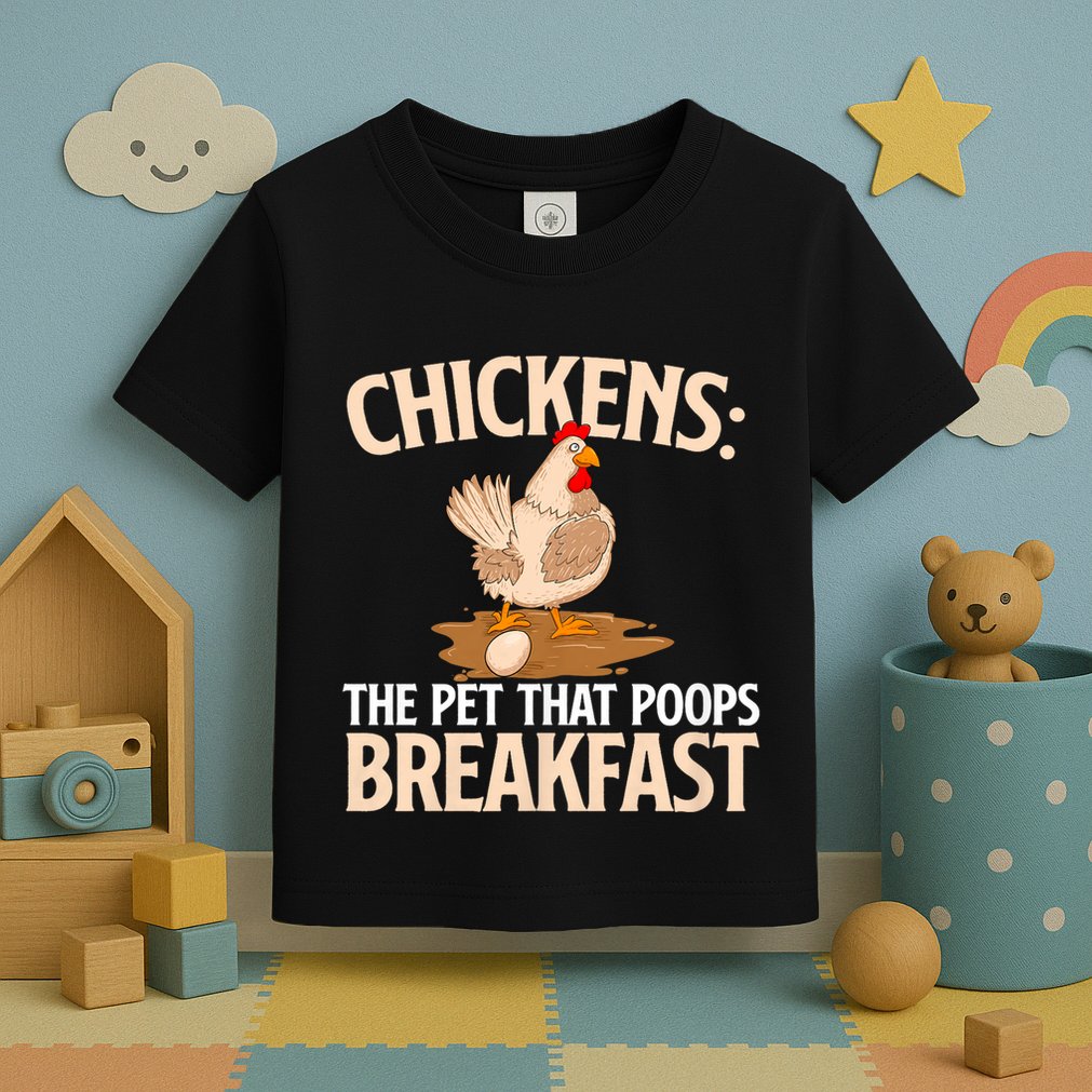 Fluent In Fowl Language Farm Animal Poultry Owner Toddler T-Shirt