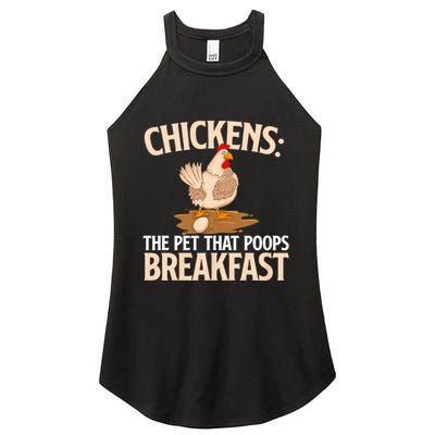Fluent In Fowl Language Farm Animal Poultry Owner Women's Perfect Tri Rocker Tank