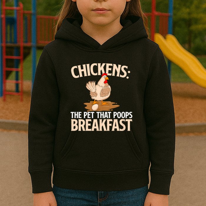 Fluent In Fowl Language Farm Animal Poultry Owner Kids Hoodie