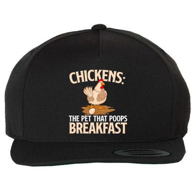 Fluent In Fowl Language Farm Animal Poultry Owner Wool Snapback Cap