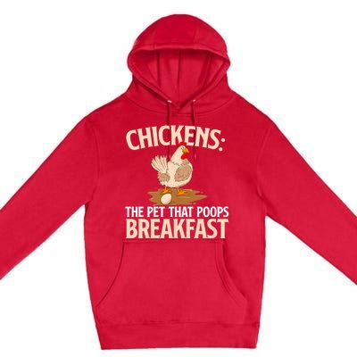 Fluent In Fowl Language Farm Animal Poultry Owner Premium Pullover Hoodie