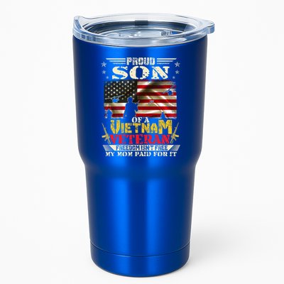 Freedom Isn't Freegiftproud Son Of A Vietnam Veteran Mom Gift Tumbler