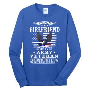 Freedom Isn't Free Proud Friend Of An Army Veteran Gift Tall Long Sleeve T-Shirt