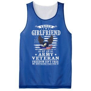 Freedom Isn't Free Proud Friend Of An Army Veteran Gift Mesh Reversible Basketball Jersey Tank