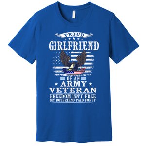 Freedom Isn't Free Proud Friend Of An Army Veteran Gift Premium T-Shirt