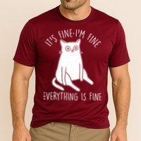 Funny It's Fine I'm Fine Everything Is Fine Performance Shirt