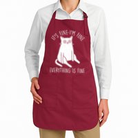 Funny It's Fine I'm Fine Everything Is Fine Apron