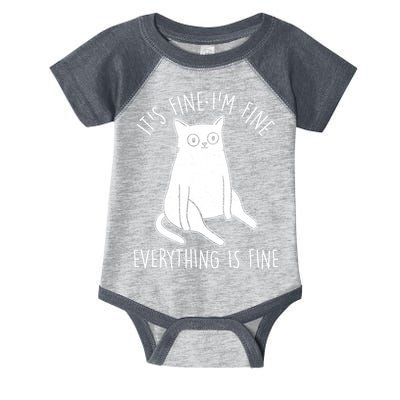 Funny It's Fine I'm Fine Everything Is Fine Infant Baby Jersey Bodysuit