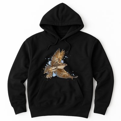 Falcon In Flight From A Splash Hoodie