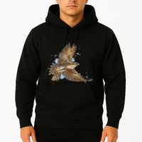 Falcon In Flight From A Splash Hoodie