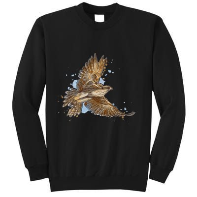 Falcon In Flight From A Splash Sweatshirt