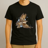 Falcon In Flight From A Splash T-Shirt