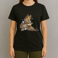 Falcon In Flight From A Splash T-Shirt