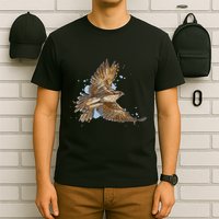 Falcon In Flight From A Splash T-Shirt