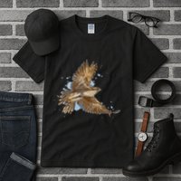 Falcon In Flight From A Splash Tall T-Shirt