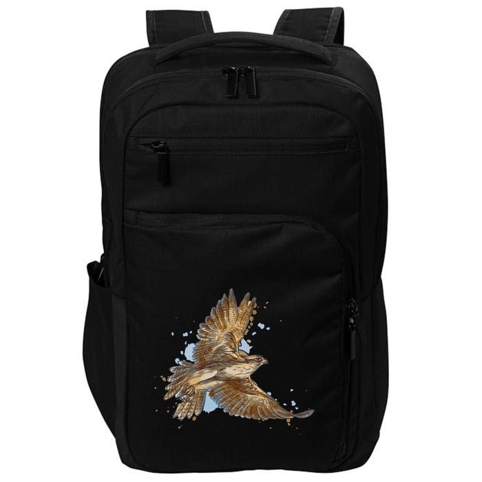 Falcon In Flight From A Splash Impact Tech Backpack