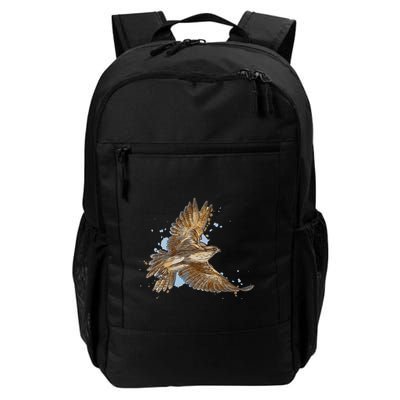 Falcon In Flight From A Splash Backpack