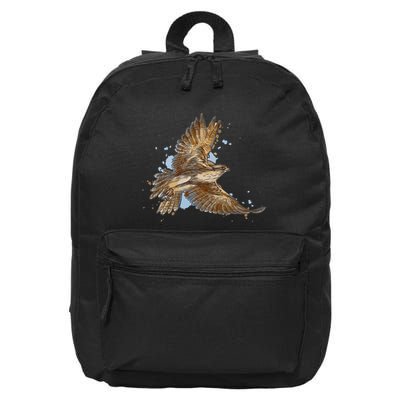 Falcon In Flight From A Splash 16 in Basic Backpack