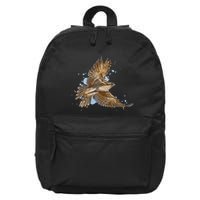Falcon In Flight From A Splash 16 in Basic Backpack