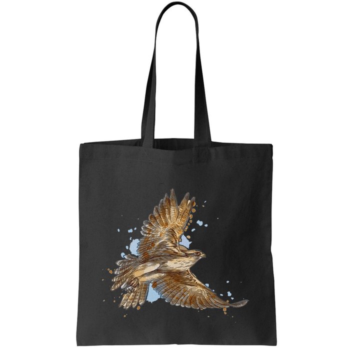 Falcon In Flight From A Splash Bag