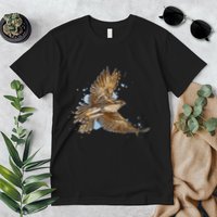 Falcon In Flight From A Splash Premium T-Shirt