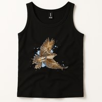 Falcon In Flight From A Splash Tank Top
