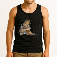 Falcon In Flight From A Splash Tank Top