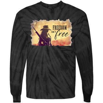 Freedom Isnt Free Tie-Dye Long Sleeve Shirt